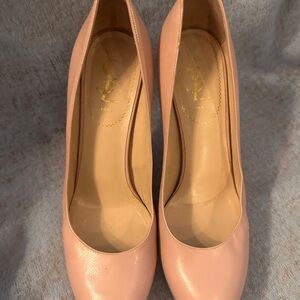 Yves Saint Laurent Light-Pink Heels